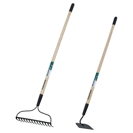 2-Piece Craftsman Garden Tool Set With Bow Rake & Hoe