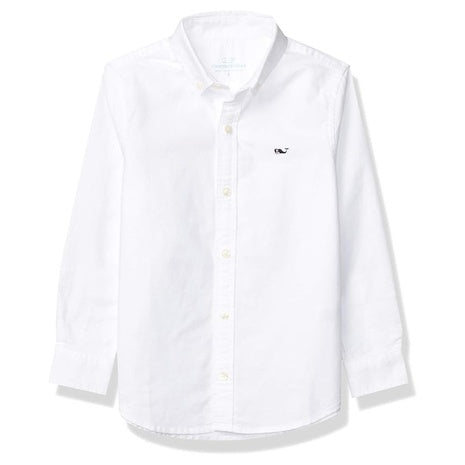 Vineyard Vines Boy's Oxford Long Sleeve Whale Shirt