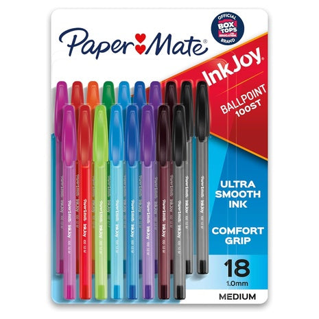 18 Paper Mate InkJoy 100ST Ballpoint Pens