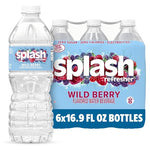 6 Bottles Splash Refresher Flavored Water (Wild Berry)