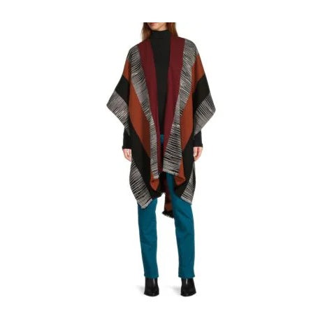 Missoni Women's Striped Colorblock Cape