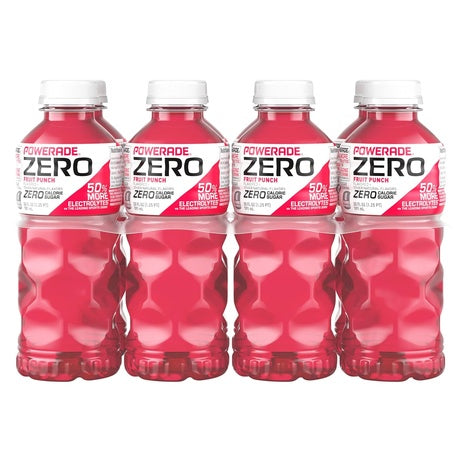 8 Bottles Powerade Zero Fruit Punch
