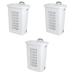 3 Sterilite Ultra Wheeled Hampers
