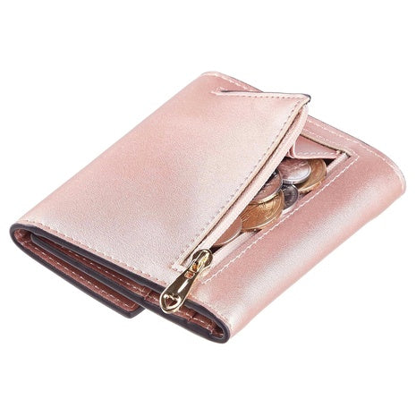 Women's Compact RFID Bi-Fold Wallet