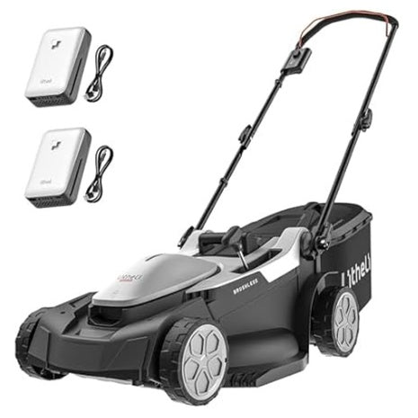 Litheli 18" 40V Brushless Lawn Mower With 2x4.0Ah Battery