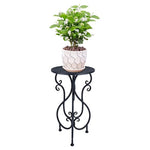 Decorative Vintage Iron Tall Single Plant Stand