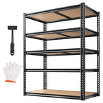5 Tier 2200LBS Heavy Duty Garage Storage Shelves
