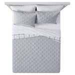 Plaid Microfiber Quilt (2 Colors, Full/Queen/King)
