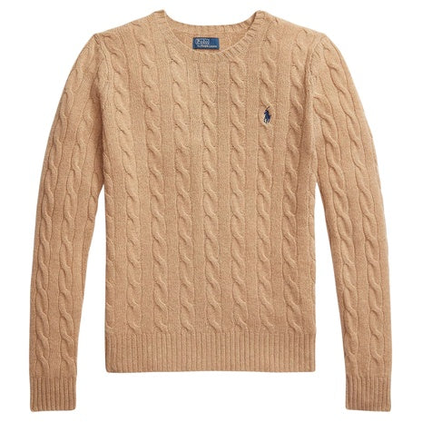 Polo Ralph Lauren Women's Cable Wool-Cashmere Crew Neck Sweater