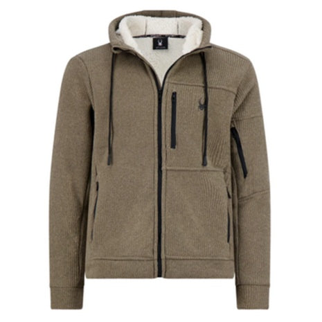 Spyder Men's Sherpa Bonded Sweater Sweatshirt Hoodie