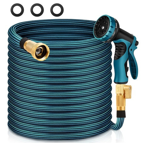 100' Non-Expandable Lightweight Flexible Kink-Free Leak-Proof Water Hose
