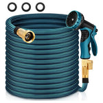 100' Non-Expandable Lightweight Flexible Kink-Free Leak-Proof Water Hose
