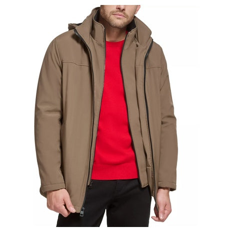 Calvin Klein Men’s Infinite Stretch Jacket w/ Polar Fleece Lined Bib