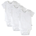 3 HonestBaby Short Sleeve Bodysuits