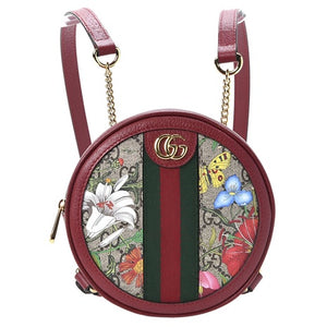Gucci Women's Floral Supreme GG Canvas & Leather Backpack