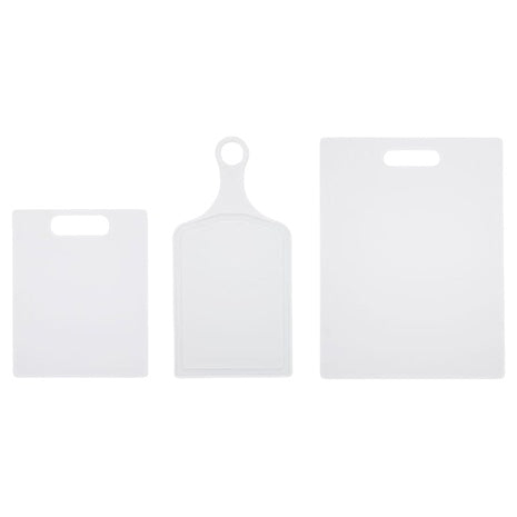 3-Piece Essential Poly Kitchen Cutting Board Set