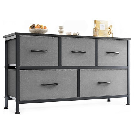 5‑Drawer Fabric Bin Dresser