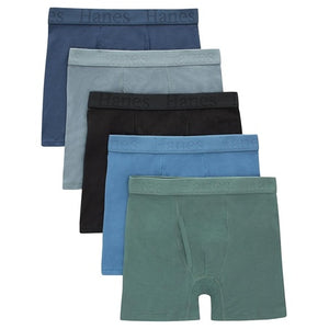 5-Pack Hanes Boys Supersoft Boxer Briefs