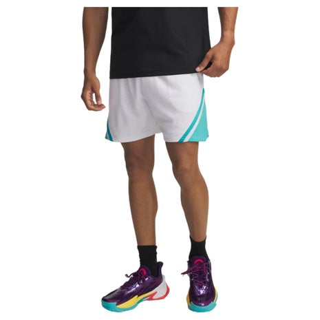 Under Armour Curry Tour Mesh Men's Shorts (White - 100)
