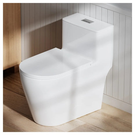 Casta Diva Modern 17" Comfort Chair Height Toilet