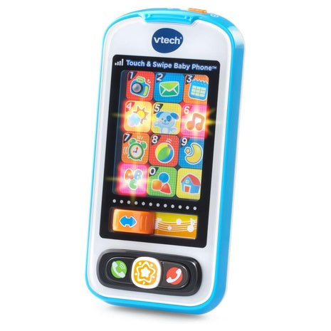 VTech Touch And Swipe Baby Phone (Blue)