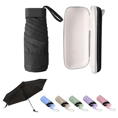 Mini Umbrella with Case (6 Colors)