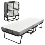 Rollaway Folding Bed with 4.9” Memory Foam Mattress