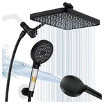 12" Wide Rain Shower Head With Filtered Handheld Combo