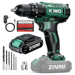 20V Cordless Drill With Battery and Accessories