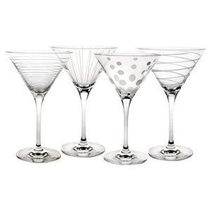 4 Mikasa Cheers Martini Glass