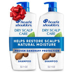 2 Dry Scalp Care Shampoo Bottles with Almond Oil (32.1oz)