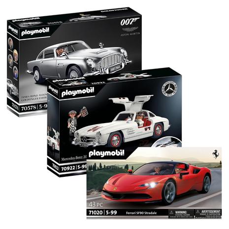 Disney, Aston Martin, Ferrari, Mercedes & More Playmobile Sets