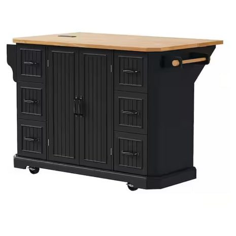 Nestfair 55.5" Rolling Kitchen Island