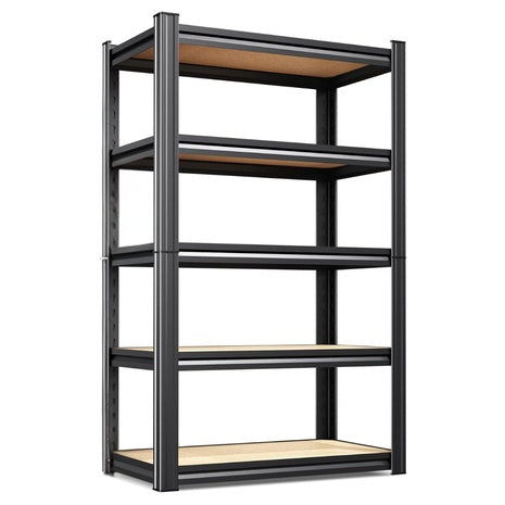 JOJUOU 5-Tier Adjustable Metal Garage Shelving