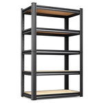JOJUOU 5-Tier Adjustable Metal Garage Shelving