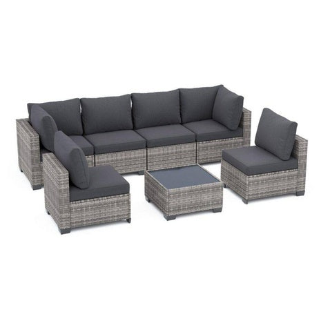 7-Pieces JUSKYS Outdoor Patio Furniture Set