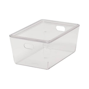 4L Stackable Clear Bin with Lid
