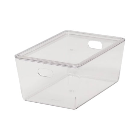 4L Stackable Clear Bin with Lid