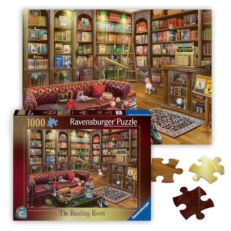 1,000-Piece Ravensburger The Reading Room Puzzle