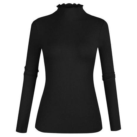 Women’s Ribbed Mock Neck Top