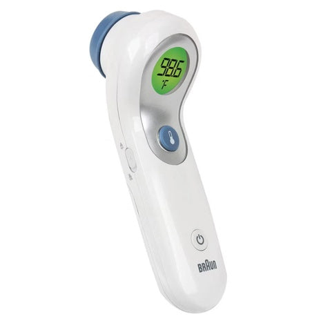 Braun No Touch + Forehead Thermometer With Color-Coded Fever Guidance