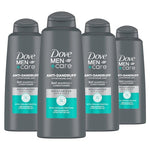 4 Dove Men+Care Dandruff Defense 2-in-1 Shampoo & Conditioner Bottles