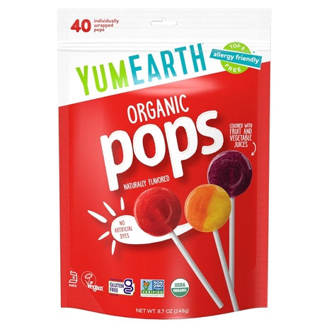 40 YumEarth Organic Pops Variety Pack