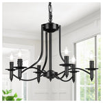 6-Light Farmhouse Pendant Light Fixture