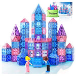 58-Piece Diamond Magnetic Tiles Princess Building Blocks