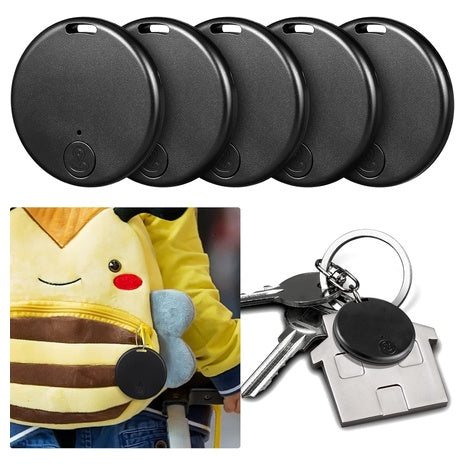 5-Pack Smart GPS Tracker Tag Item Finder