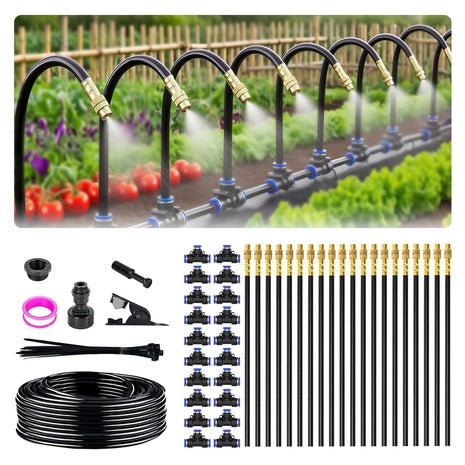 JRDSEUKO 65-Feet 5/16" Drip Irrigation System