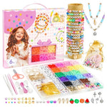 20 Color Bracelet Making Kit with Polymer Clay and Letter Beads