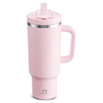 40oz Insulated Tumbler with Handle & Straw