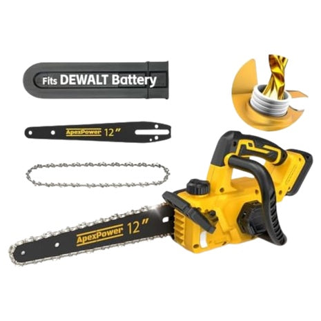 12" Apexpower Brushless Electric Cordless Chainsaw